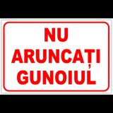 Indicator nu aruncati gunoiul